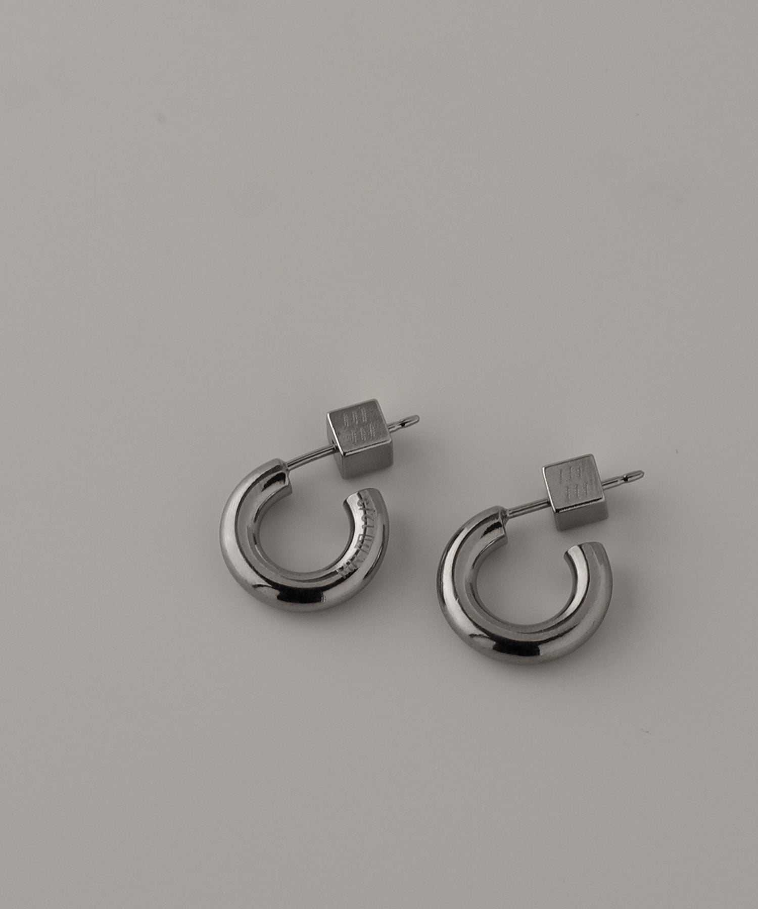 Unisex Titanium Stainless Steel Small Round Hoop Sleeper Earrings Jewelry  Punk | eBay